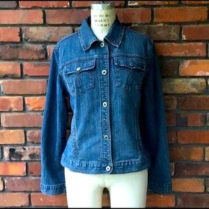 Coldwater Creek Denim Jacket Size Medium
